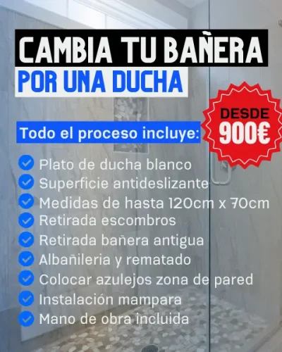 cambiar-bañera-plato-ducha-zaragoza